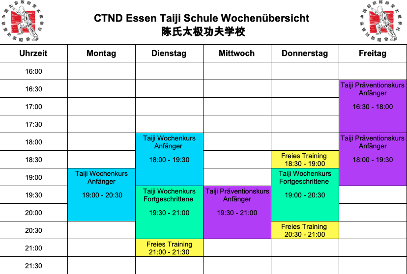 Stundenplan neu