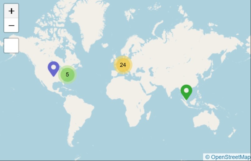 CTND Standorte – Kartenübersicht