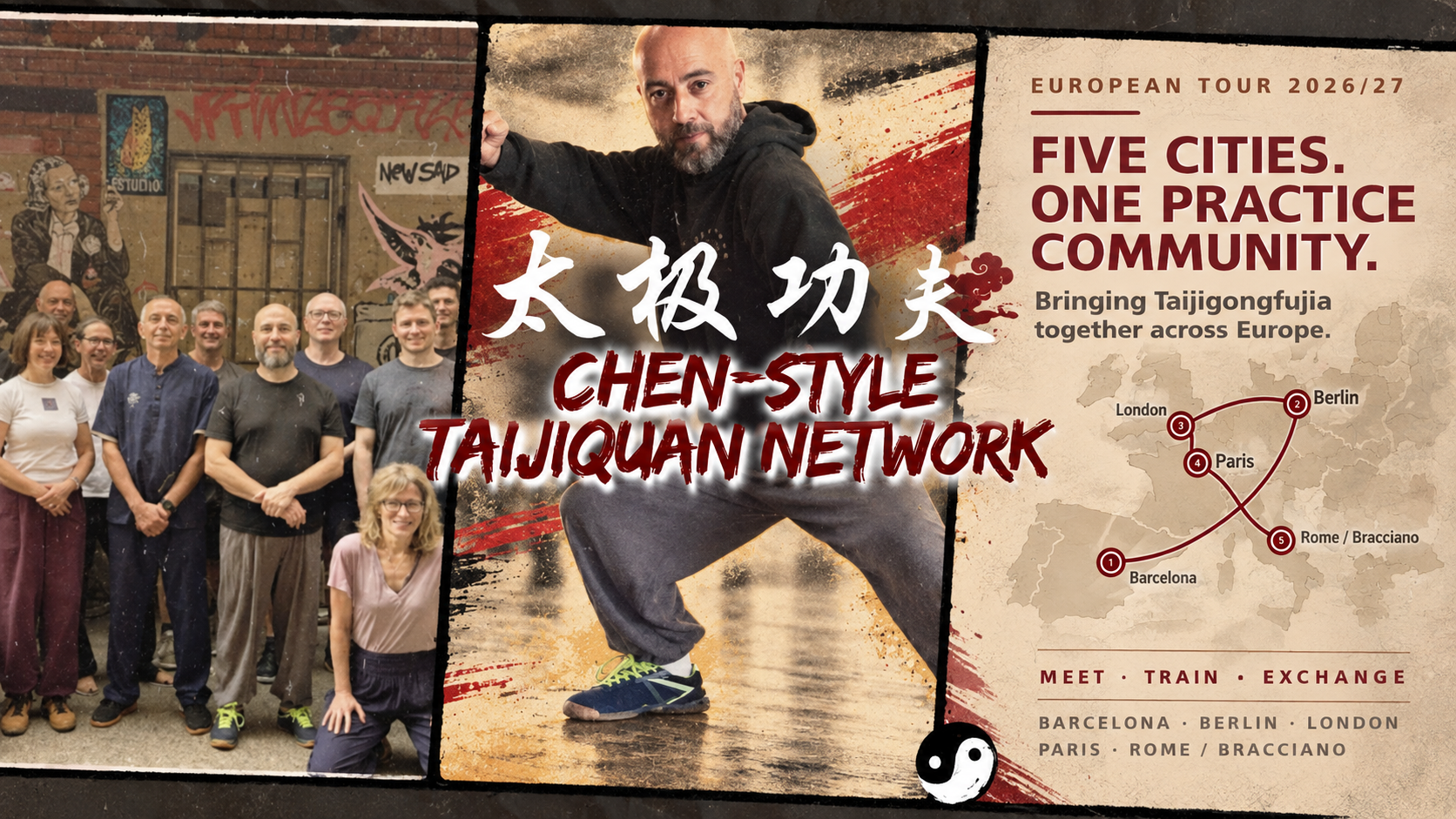 Chen-Stil Taijiquan Netzwerk – Training, European Tour und Yilu Week