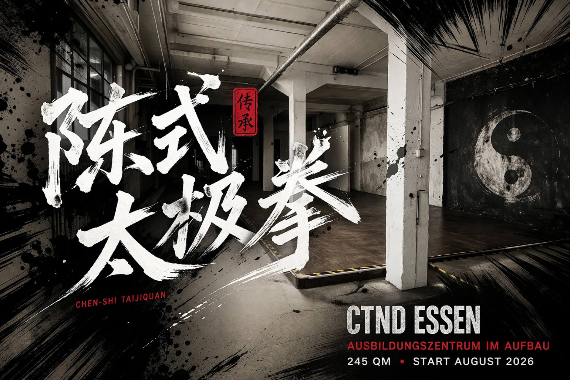 Neues Trainingszentrum für Chen-Style Taijiquan in Essen-Rüttenscheid