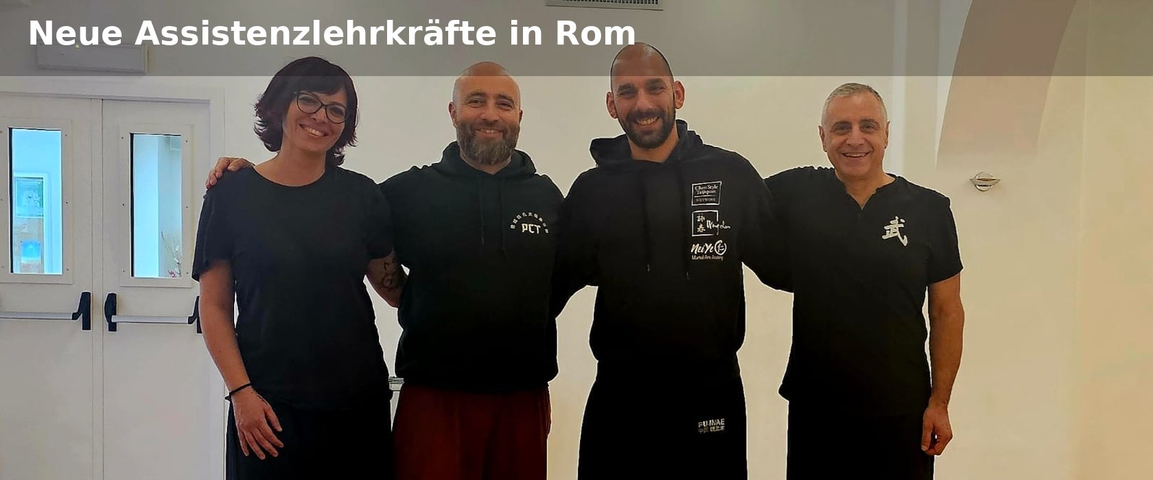 Neue Assistenzlehrkräfte in Rom – Chen Taijiquan